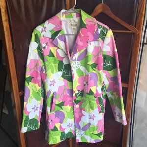 Far Out Groovy Psychedelic flower power blazer L